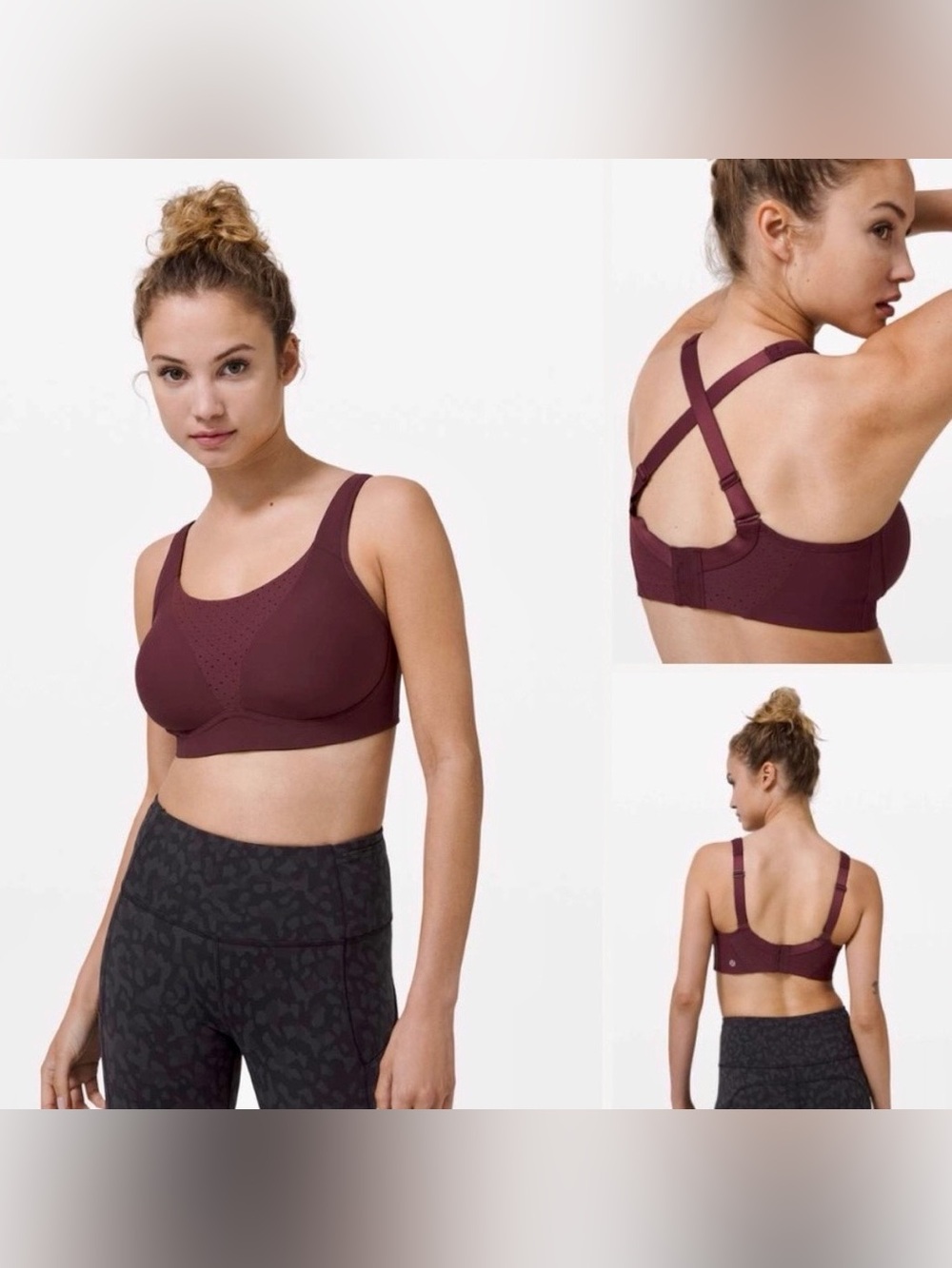 Lululemon Run Times Bra *High Support, B–E Cups Cassis Size 32D